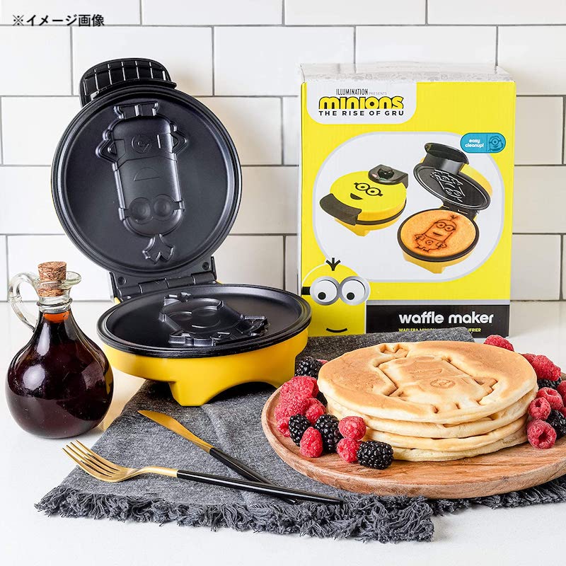 ������ ��åե�᡼���� �ߥ˥��� ���ӥ� Uncanny Brands Minions Kevin Waffle Maker ����