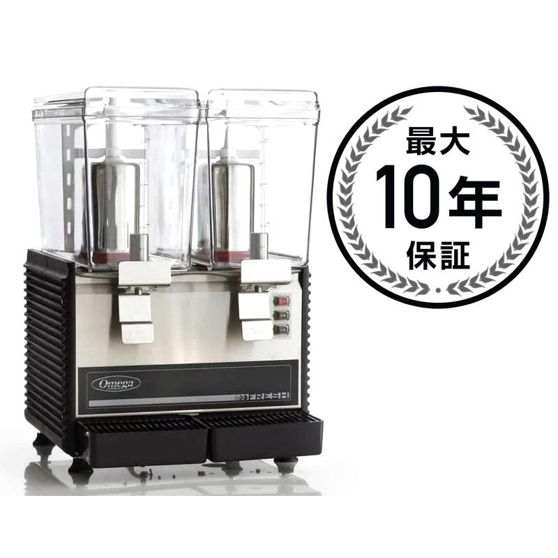 hNT[o[ IK hN fBXyT[ 11L 2t ze Omega OSD20 Commercial 1/3-Horsepower Drink Dispenser with 2 3-Gallon Containers Ɠd ysz