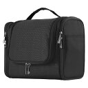 トラベルバッグ 大容量 フック付 パッキング 仕分け バッグインバッグ 旅行 Extra Large Capacity Hanging Toiletry Bag for Men Women, Portable Waterproof Bathroom Shower Bag, Lightweight Dopp kit Shaving Bag, Sturdy Metal Hook Organizer Makeup Bag