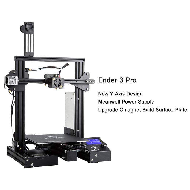 アルファエスパス米国楽天市場店の3Dプリンター Comgrow Creality Ender 3 Pro 3D Printer with Removable Build Surface Plate and UL Certified Power Supply 220x220x250mm 家電｜アングル2