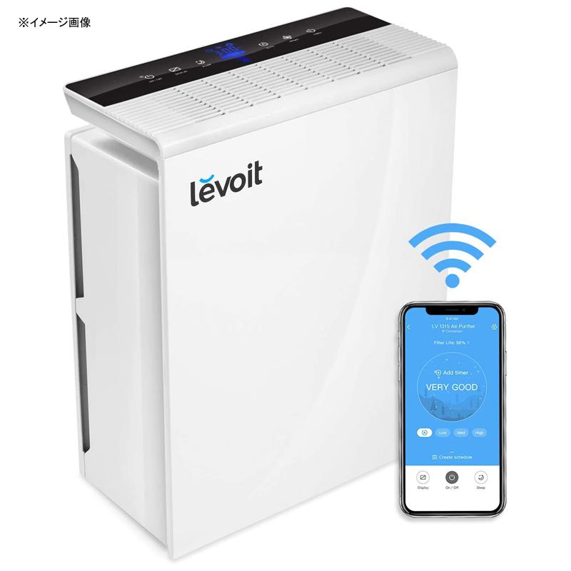 空気清浄機 HEPAフィルター 消臭 静音 54畳 Alexa Google Home 接続可能 LEVOIT Smart WiFi Air Purifier for Home Large Room with True HEPA Filter,Air Cleane,LV-PUR131S 家電