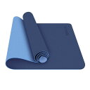 ヨガマット 183×61 厚さ6mm TPE キャリーストラップ付 トレーニング TOPLUS Yoga Mat - Classic 1/4 inch Pro Yoga Mat Eco Friendly Non Slip Fitness Exercise Mat with Carrying Strap-Workout Mat for Yoga, Pilates and Floor Exercises