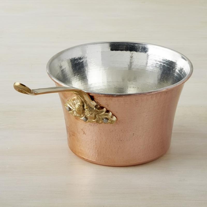 |^|bg Ў 3.3L  ؐXv[t tH[j C^A ECAYE\m}胂f Williams-Sonoma Ruffoni Historia Hammered Copper Polenta Pot with Acorn Handle, 3 1/2-Qt.