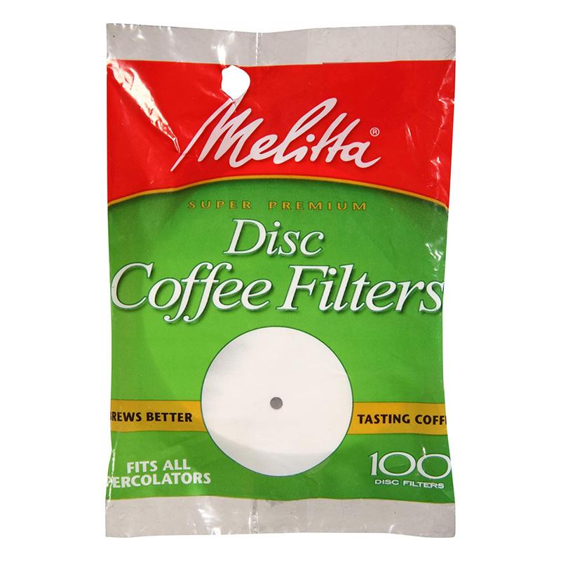 fBXN R[q[tB^[ p[R[^[p a9cm 2400 ^ zCg Melitta 3.5 Percolator Disc Coffee Filters, White, 100 Count (Pack of 24)