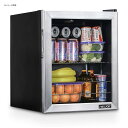 冷蔵庫 ビバレッジクーラー 最大60缶 ガラスドア ステンレス ニューエアー NewAir NBC060SS00 Beverage Cooler and Refrigerator, Stainless Steel, 60 Can 家電