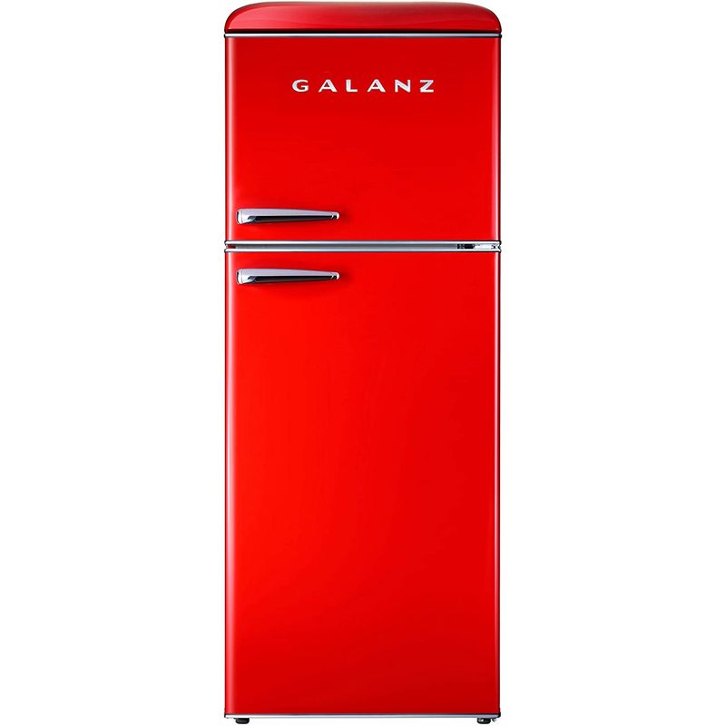 冷蔵庫 冷凍庫 280L 2ドア レトロ Galanz GLR10TRDEFR Retro Refrigerator, 10.0 Cu Ft 家電