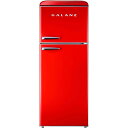 冷蔵庫 冷凍庫 280L 2ドア レトロ Galanz GLR10TRDEFR Retro Refrigerator, 10.0 Cu Ft 家電【代引不可】