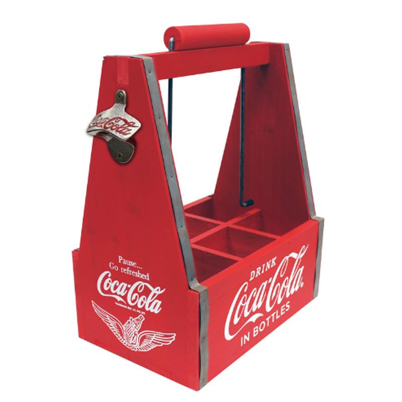 コカコーラ ドリンクキャディー 6本 レトロ LEIGHCOUNTRY Coca-Cola Six Bottle Drink Caddy CP 98201