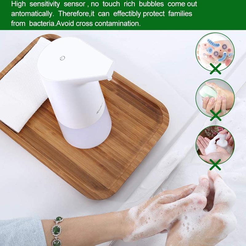 泡 ソープディスペンサー 電池式 Aeakey Soap Dispenser, Electric Automatic Foam...