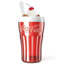 ゾク コカ・コーラ フロート スラッシュメーカー スムージー ミルクセーキ BPAフリー レトロ Zoku Coca-Cola Float & Slushy Maker, Retro Make and Serve Cup with Freezer Core Creates Single-serving Smoothies, Slushies and Milkshakes in Minutes, BPA-free