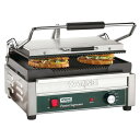 pj[j ThCb` O vX Ɩi a [O Waring WDG250 Grooved Top & Bottom Panini Sandwich Grill - 14 1/2