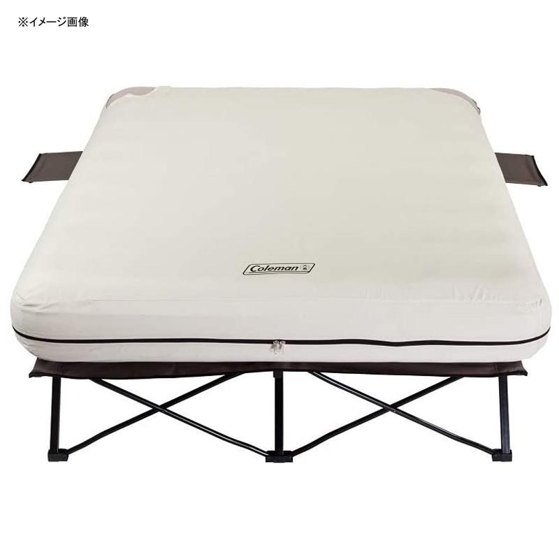 折りたたみ エアマットレス キャンプコット サイドテーブル 電池式空気入れ付 コールマン Coleman Camping Cot, Air Mattress, and Pump Combo | Folding Camp Cot and Air Bed with Side Tables and Battery Operated Pump