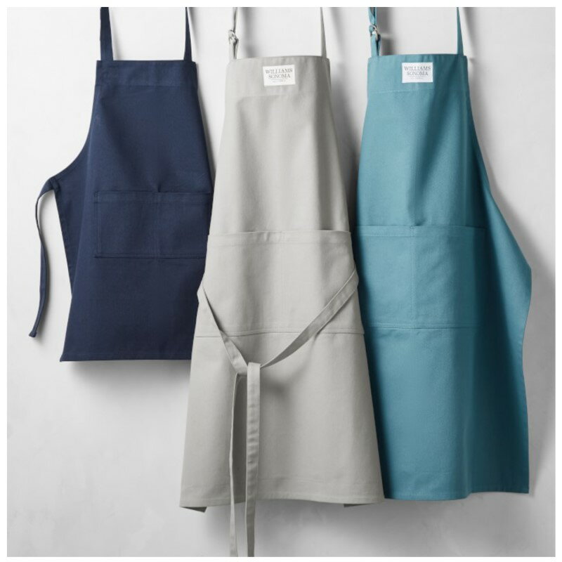 ウイリアムズ ソノマ エプロン ローマ字名入れ可 (別途料金)68×91cm Williams-Sonoma Apron