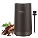 コーヒーグラインダー 豆挽き 電動ミル プロペラ式 ナッツ ハーブ スパイス Coffee Grinder with Brush, LINKChef 200W ...