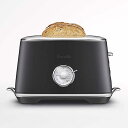 トースター 2枚焼 メニュー6種 LEDインジケーター ブラック ステンレス ブレビル Breville Black Truffle 2-Slice Toaster BTA735BTR1BUS1 家電