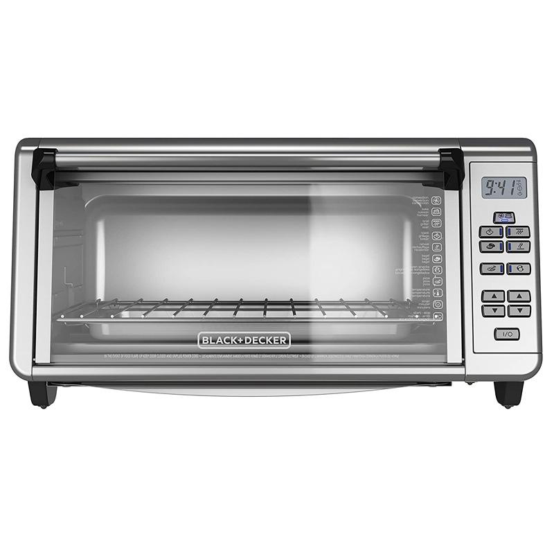 コンベクションオーブン ステンレス ブラック + デッカー Black+Decker TO3290XSBD Toaster Oven, 8-Slice, Stainless Steel 家電