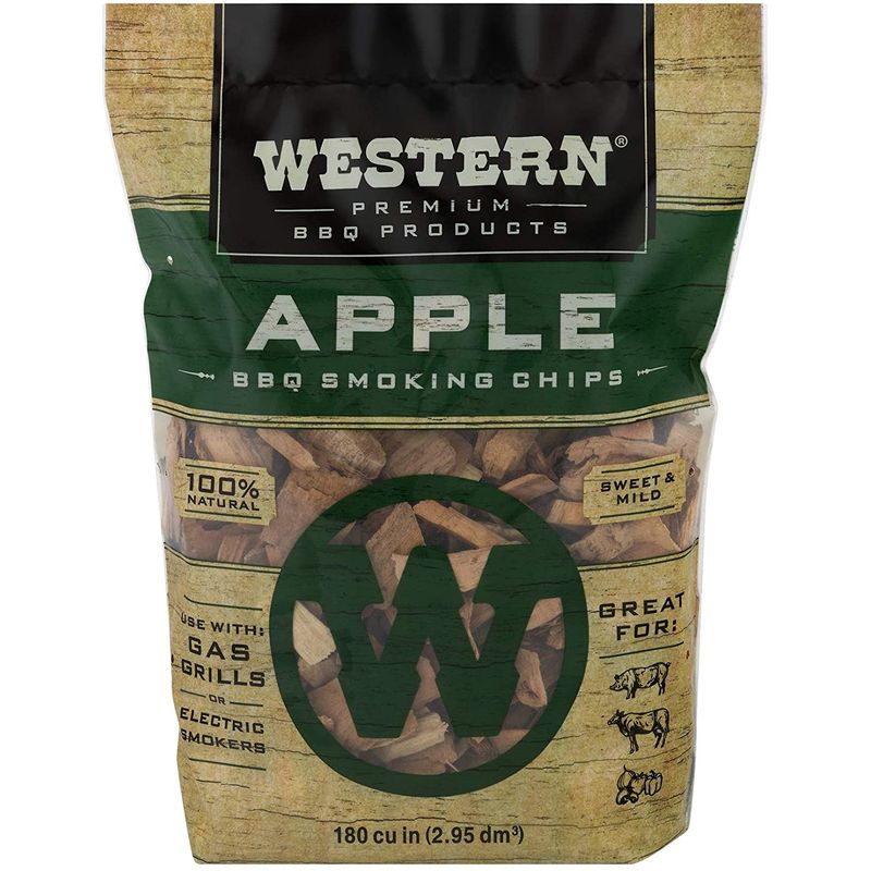 燻製用 ウッドチップ スモークチップ 4種セット アップル ヒッコリー メスキート 桜 Western BBQ Smoking Wood Chips Variety Pack Bundle (4)- Apple, Mesquite, Hickory, and Cherry Flavors (Original Version) alphaespace-usa-10017067 アルファエスパス米国楽天市場店 サンプル画像2