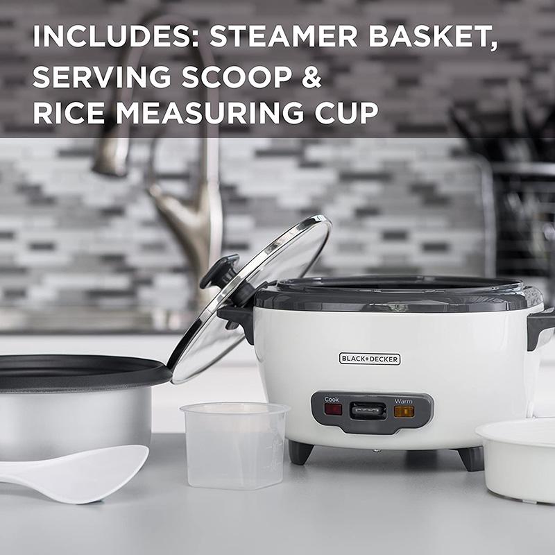 スチーマー 蒸し器 ライスクッカー 炊飯器 1.4L ブラック・アンド・デッカー BLACK...
