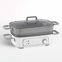 マルチ電気グリル スチーマー スロークッカー BPAフリー クイジナート 限定モデル CRATE AND BARREL Cuisinart STACK5 Multifunctional Electric Grill 家電