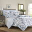 饢쥤 С֥  Сå ե  ֥롼 Laura Ashley Home | Chloe Collection | Luxury Ultra Soft Comforter, All Season Premium Bedding Set