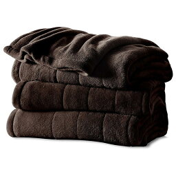 電気毛布 ヒートブランケット 228cmx213cm ツインサイズ サンビーム Sunbeam Heated Blanket | LoftTec 10 Heat Settings Walnut BRL9STS-R470-16A44 家電