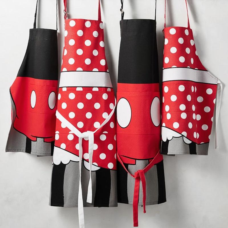 ECAYE\m} fBYj[ ~bL[ ~j[ Gv l q Williams Sonoma Disney Mickey & Minnie Adult & Kid Aprons