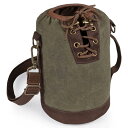 グロウラー用 キャンバストート Legacy-A Picnic Time Brand Canvas Lace up Growler Tote, Khaki Gr...