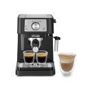 デロンギ レトロ エスプレッソマシン カプチーノメーカー コーヒー De 039 Longhi Stilosa Manual Espresso Machine, Latte Cappuccino Maker, 15 Bar Pump Pressure Manual Milk Frother Steam Wand, EC260BK 家電