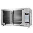 コンベクションオーブン フレンチドア 観音開き オスター 大きい 大容量 ラージ ステンレス Oster French Convection Countertop and Toaster Oven,Single Door Pull and Digital Controls,Stainless Steel, Extra Large TSSTTVFDDG 【日本語説明書付】 家電