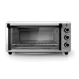 コンベクションオーブン エクストララージ トースター ブラック&デッカー ステンレス 庫内幅42cm Black & Decker Extra-Wide Convection Toaster Oven, TO3240XSBD Stainless Steel 家電