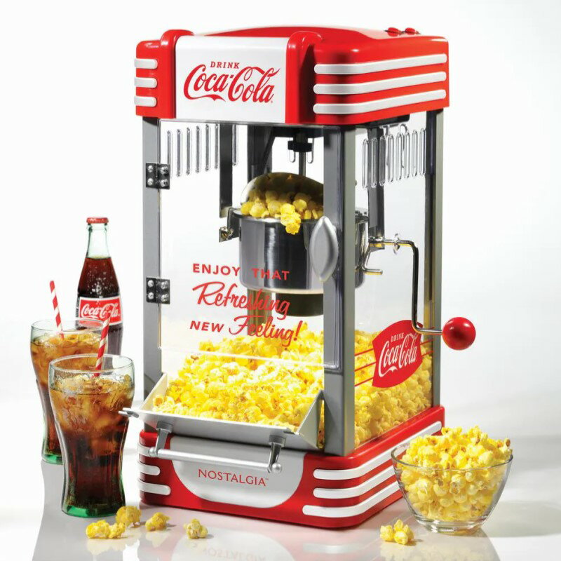 コカ コーラ ポップコーンメーカー カリフォルニア 西海岸 ノスタルジア Nostalgia Coca-Cola Popcorn Maker 家電