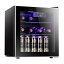 冷蔵庫 45L ビバレッジクーラー 保冷庫 ガラスドア アトランティックスター Antarctic Star 1.6cu.ft Wine Cooler Clear Front Glass Door Counter Top Bar Fridge Quiet Operation Compressor Adjust Temperature Freestanding Black