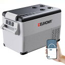 車用冷蔵庫 クーラーボックス 冷凍 冷蔵 車 キャンプ アウトドア 静音 35L Euhomy 12 Volt Refrigerator, 35Liter(38...