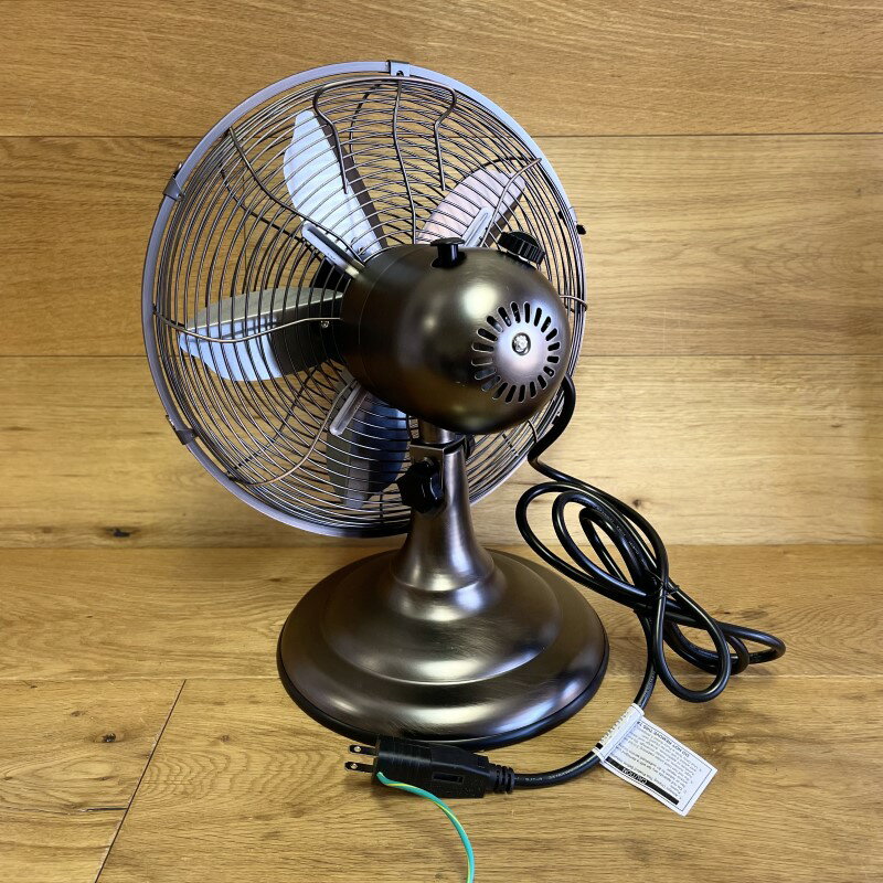 オプティマス テーブルファン 扇風機 直径30cm 3スピード アンティーク Optimus Oscillating Antique Table Fan, 12-Inch F-6212 家電 3
