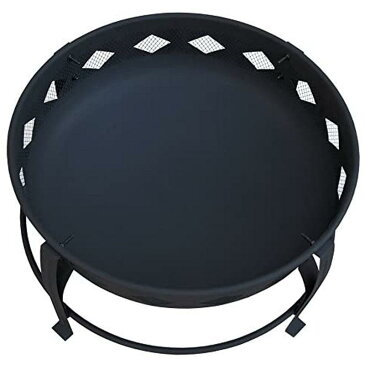 ファイヤーピット キャンプ 直径66cm たき火台 焚火 ランドマン アメリカ Landmann USA 21860 Bromley Fire Pit, Black