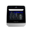 タンク式 食洗機 食器洗い 工事不要 Mini Countertop Dishwasher in White with 3-Place Setting Capacity 家電