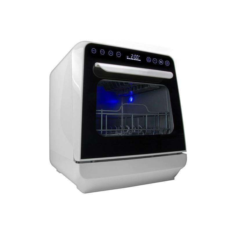 タンク式 食洗機 食器洗い 工事不要 Mini Countertop Dishwasher in White with 3-Place Setting Capacity 家電