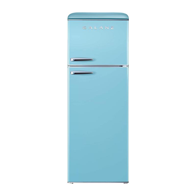 冷蔵庫 冷凍庫 340L 2ドア レトロ Galanz GLR12T Retro Top Mount Refrigerator, 12.0 Cu Ft, 家電