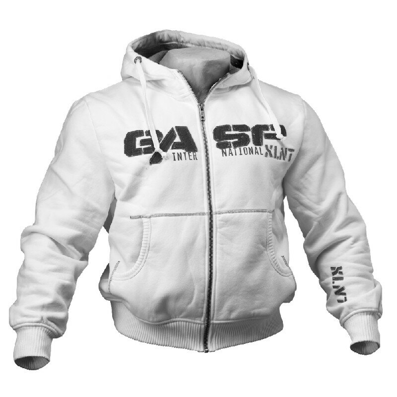 樂天商城 - GASP ロゴ パーカー フーディー ジム トレーニング 筋トレ 1.2 Ibs (0.54kg) hoodie, Grey