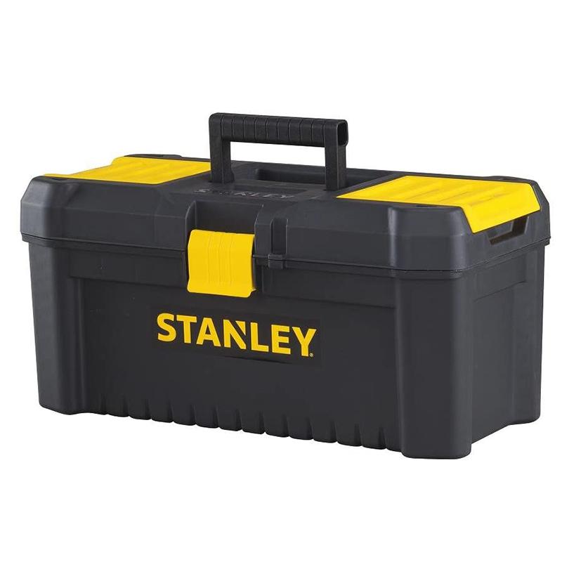 スタンレー ツールボックス 工具箱 41cm Stanley Tools and Consumer Storage STST16331 Stanley Essential Toolbox, 16", Black/Yellow
