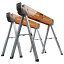 ޤꤿ߼ ۡ 2ĥå ơ֥륹  Bora Portamate Speedhorse Sawhorse Pair Two Pack, Table Stand with Folding Legs, Metal Top for 2x4, Heavy Duty Pro Bench Saw Horse for Woodworking, Carpenters, Contractors, PM-4500T