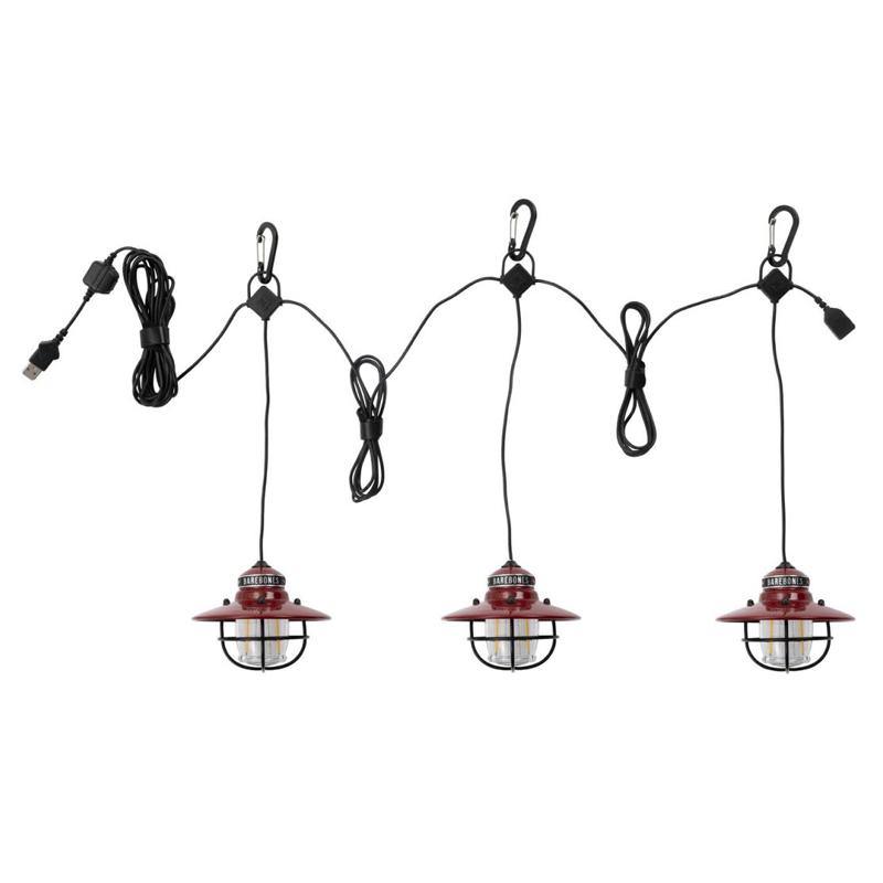 ストリングライト エジソン USB LED 屋外 防水 防錆 Edison String Lights by Barebones