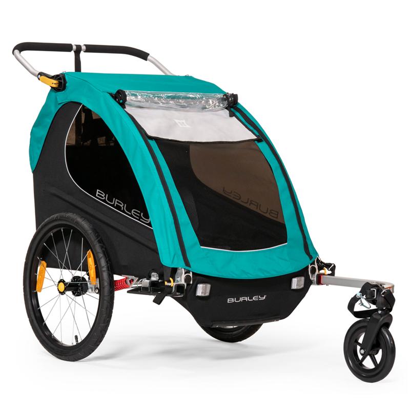 バーレー サイクルトレーラー 2人乗り 手押し可 サスペンション付 自転車用 ベビーカー アンコール Burley Encore X KID BIKE TRAILERS