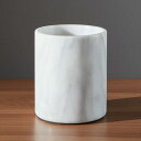 ユーテンシルホルダー 調理器具 スタンド 大理石 ホワイト マーブル French Kitchen Marble Utensil Holder CRATE AN...