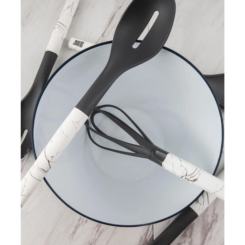 ジャンボ ユーテンシル ナイロン 調理器具 6点セット ロバートアーバイン Chef Robert Irvine’s Collection by Cambridge Silversmiths 6-Piece Jumbo Utensil Set - 6 Piece - Faux Marble alphaespace-usa-10019598 アルファエスパス米国楽天市場店 サンプル画像2