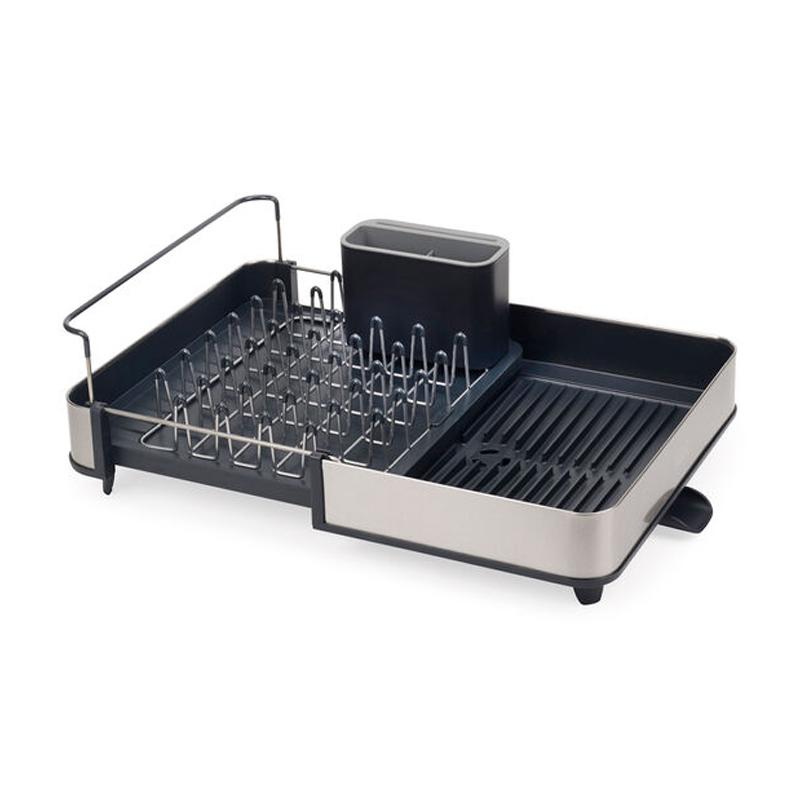 樂天商城 - 水切り ディッシュラック ステンレス キッチン 台所 スライド拡張 サイズ変更 Joseph Joseph Expandable Steel Dish Rack