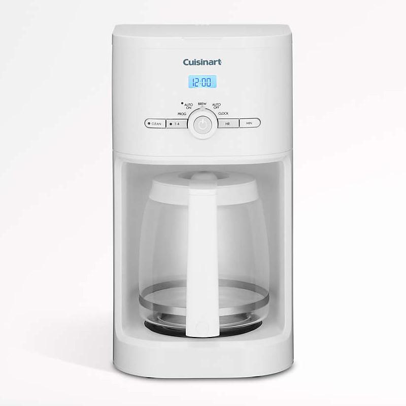 コーヒーメーカー 12カップ ガラスカラフェ クイジナート タイマー機能 Cuisinart 12-Cup White Classic Programmable Coffee Maker DCC-1120 家電