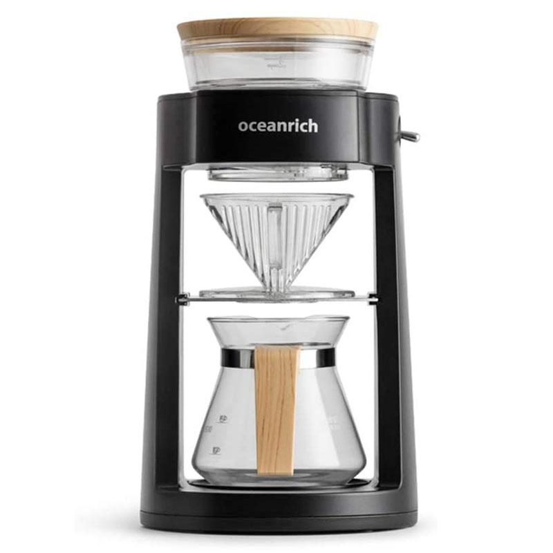 ドリップ コーヒーメーカー ドリッパー 2カップ 自動停止 単3電池使用 OCEANRICH Automatic Coffee Machine Drip Maker，Home Coffee Maker Drip Coffee Pot Filter (CR8350AD) 家電