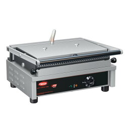 パニーニ サンドイッチ グリル プレス 業務品質 マルチコンタクト 溝あり 35×23 Hatco MCG14G Multi Contact Panini Sandwich Grill with Grooved Cast Iron Plates - 13 3/4" x 9" Cooking Surface - 120V, 1800W 家電