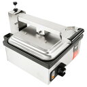 パニーニ サンドイッチ グリル プレス 業務品質 溝あり 34cm×31cm Vollrath Cayenne 40790 Single Panini Sandwich Press with Grooved Non-Stick Plates - 120V, 1800W 家電